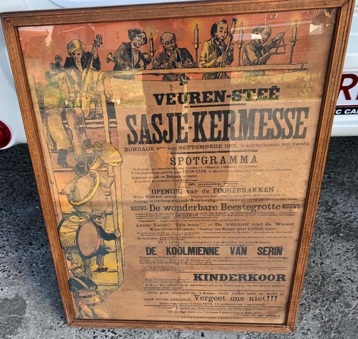 Oude affiche van veurne, Ophalen, Zo goed als nieuw