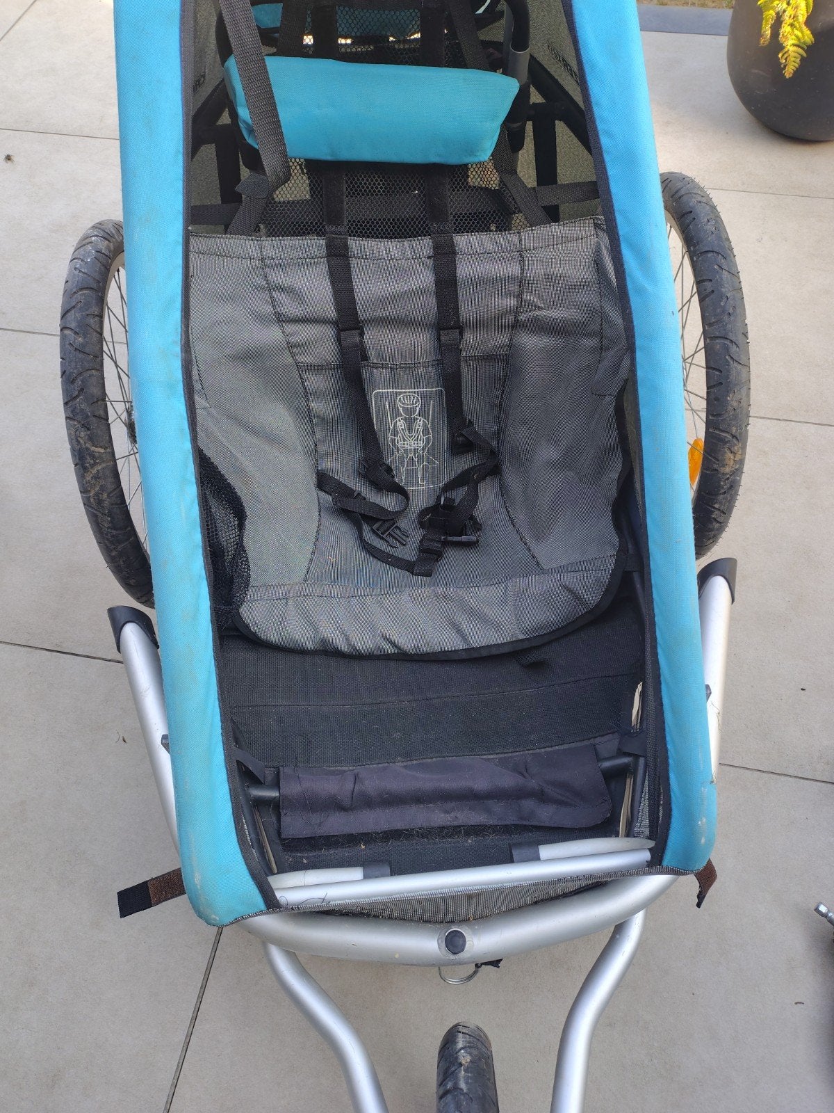 fietskar Croozer 1 kind, Vélos & Vélomoteurs, Accessoires vélo | Remorques, Pliable, Enlèvement, Utilisé, Remorque pour enfant