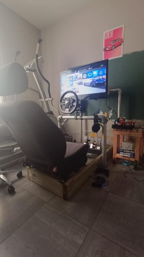 Frame voor simulator, Ophalen