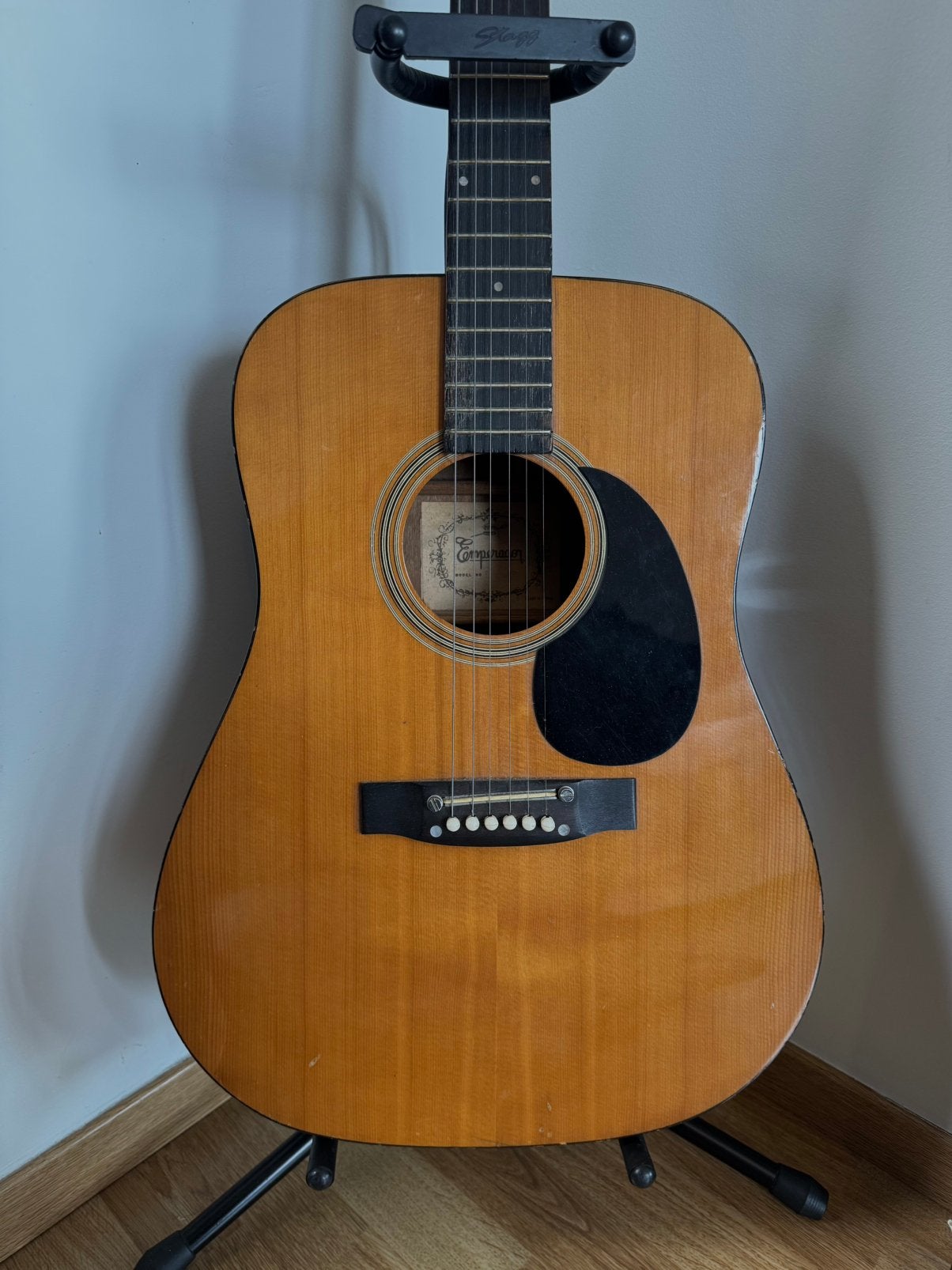Emperador Western gitaar - Vintage model uit Korea, Muziek en Instrumenten, Snaarinstrumenten | Gitaren | Akoestisch, Ophalen of Verzenden