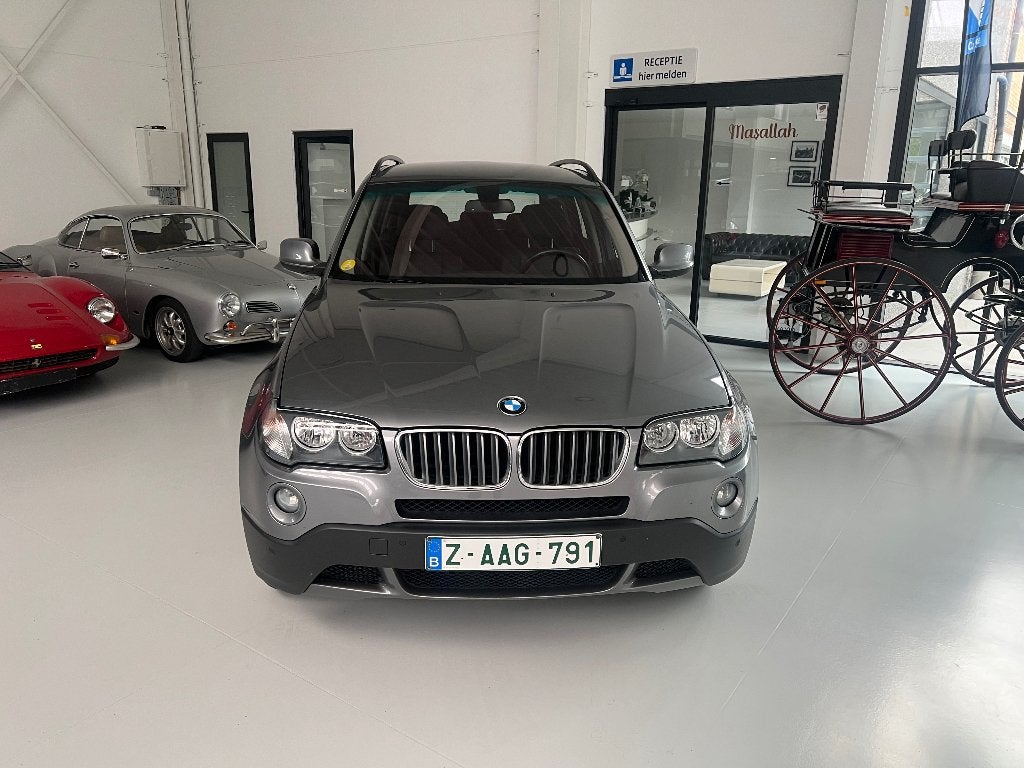 Bmw x3 xdrive18 bj2009 Euro5 leder navigatie 142000km !, 1995 cc, Zwart, 4 cilinders, Leder