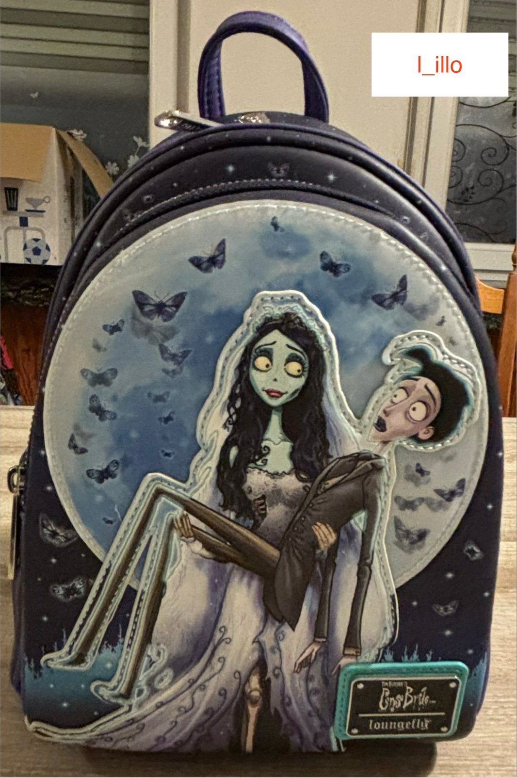 SAC DISNEY NOCES FUNÈBRES LOUNGEFLY, Enlèvement, Autres personnages, Neuf, Sac, Valise ou Pochette