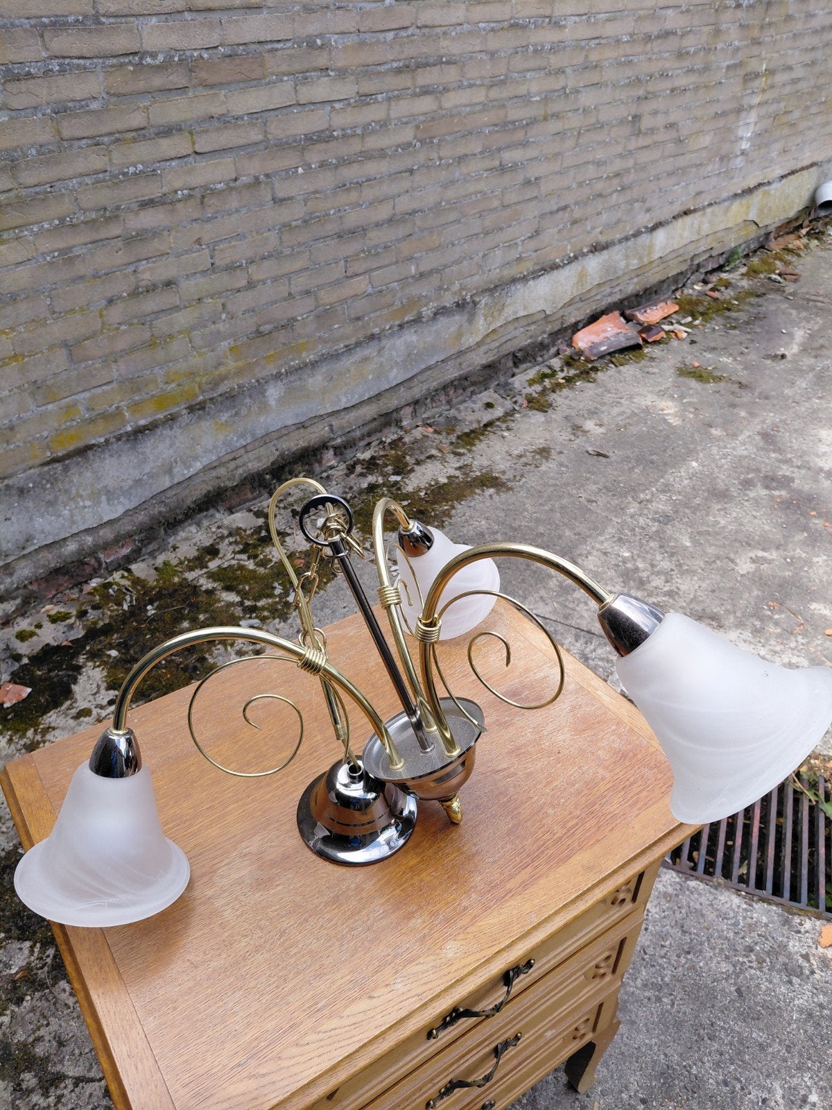 Luster goudkleur, Ophalen