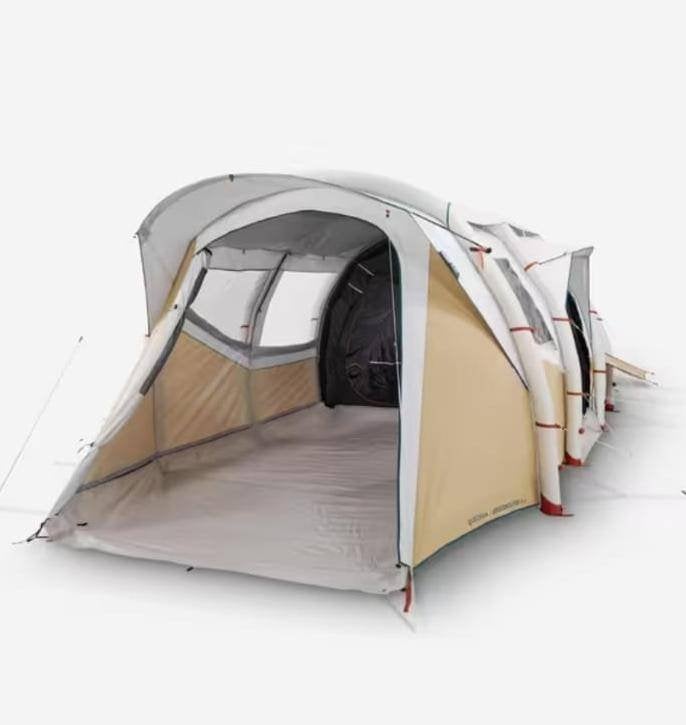 Quechua Opblaasbare tent 6 personen Air Seconds 6.3 F&B 3, Caravanes & Camping, Tentes, jusqu'à 6, Comme neuf, Enlèvement