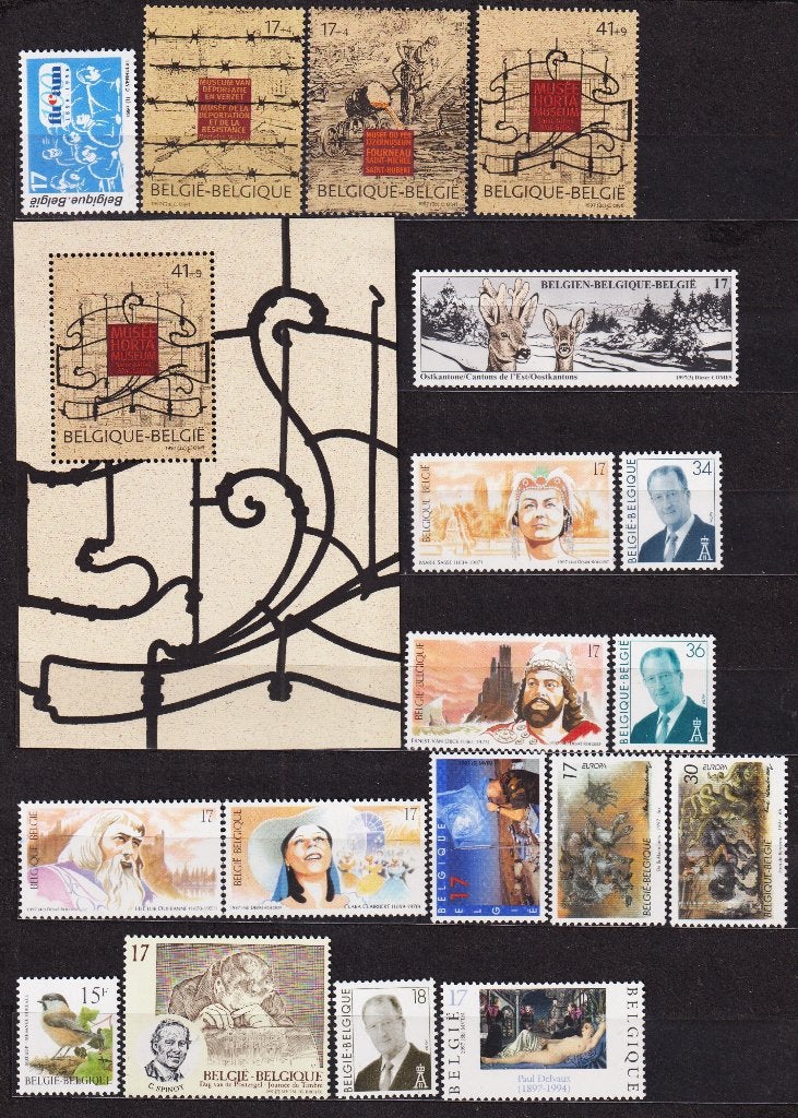 België 1997 **, Postzegels en Munten, Verzenden, Postfris, Postfris