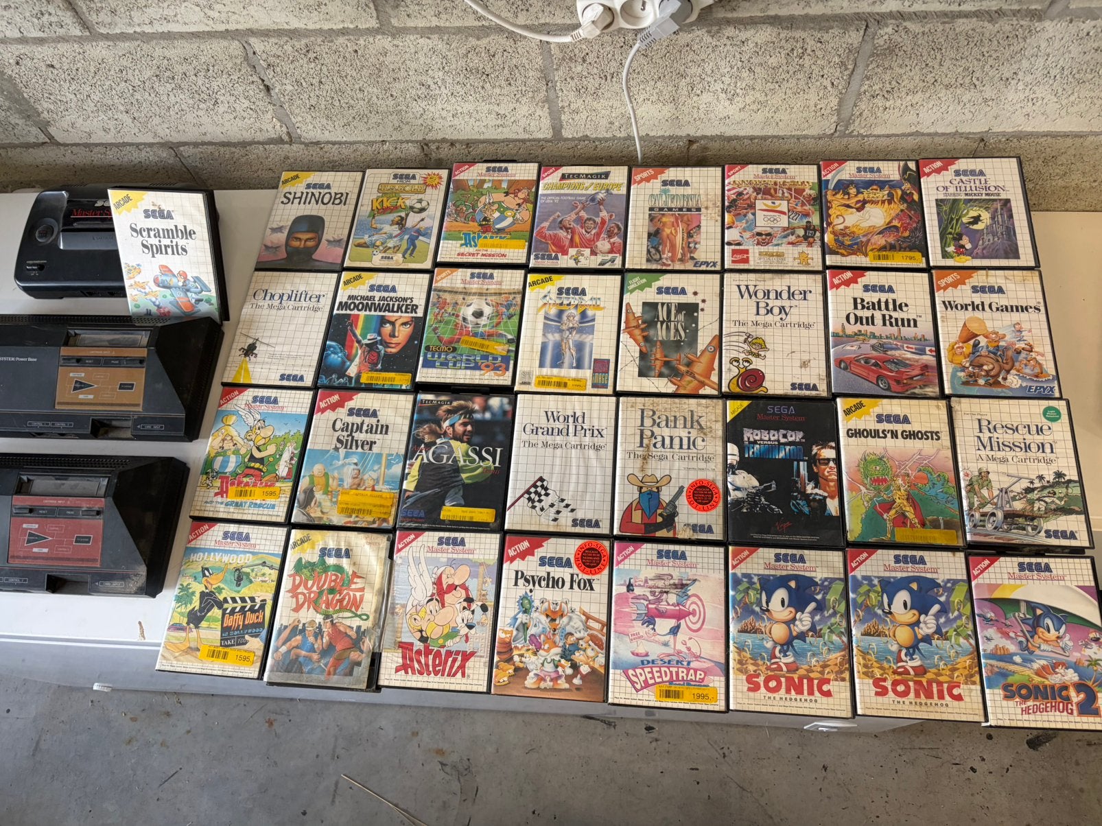 30 jeux Sega Master System, Games en Spelcomputers, Spelcomputers | Sega, Ophalen, Zo goed als nieuw, Master System