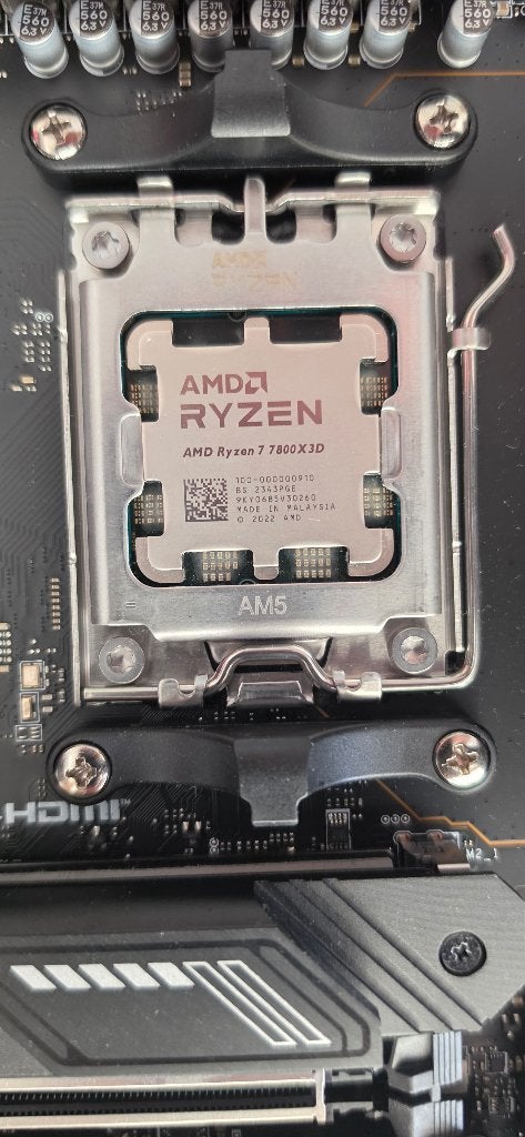 Ryzen 7800x3d avec carte mere et ddr5, Informatique & Logiciels, 8-core, AM5, 4 Ghz ou plus, Comme neuf