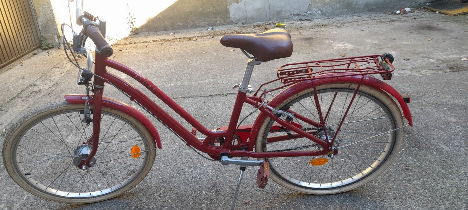 kinderfiets 8 jaar, Ophalen, Gebruikt, Btwin Decathlon, Handrem