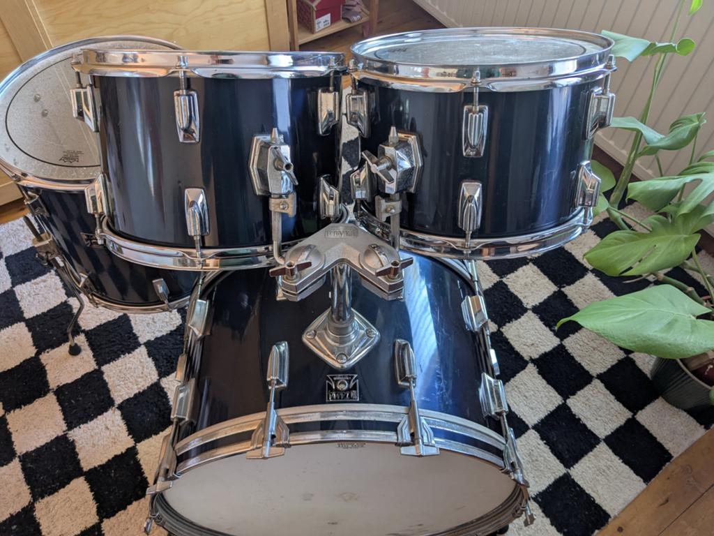 Vintage Tama Imperialstar Drumset 24" Bassdrum (12,13,16), Musique & Instruments, Enlèvement, Tama