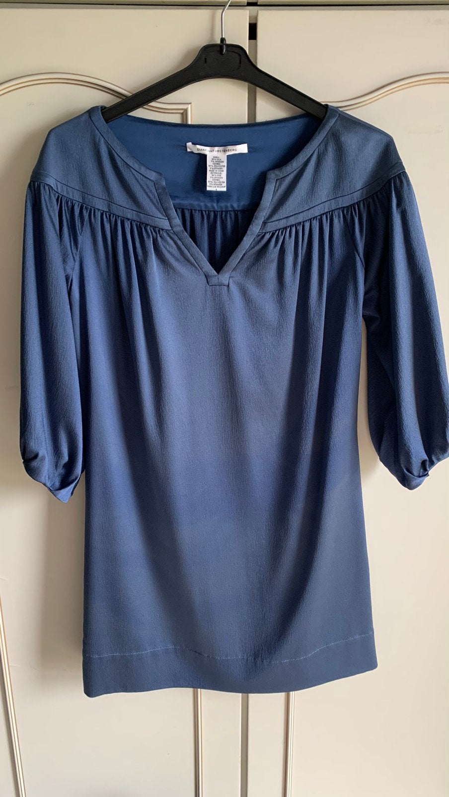 Damesjurk in de zijde maat 40, Enlèvement, Comme neuf, Taille 38/40 (M)