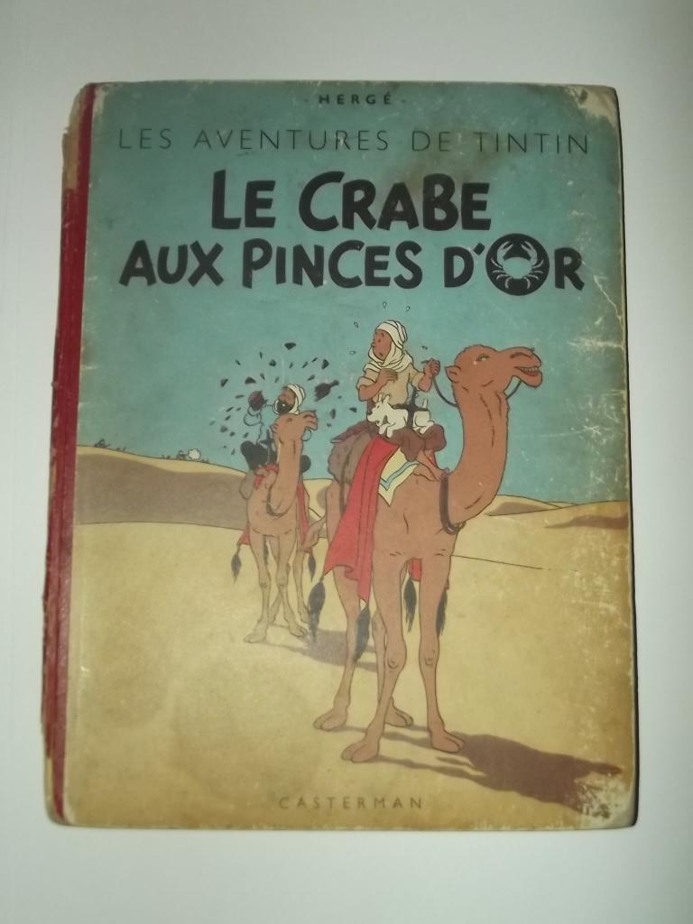 Tintin " Le Crabe aux Pinces d'Or ", Eén stripboek, Ophalen of Verzenden, Gelezen, HERGE