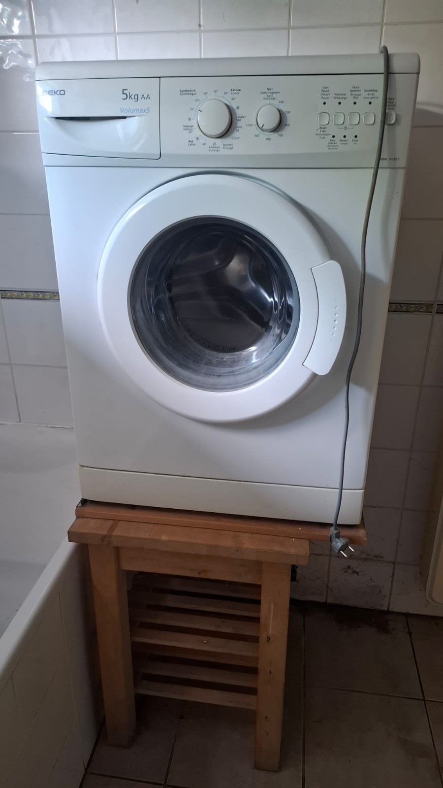 lave-linge, Electroménager, Lave-linge, 4 à 6 kg, Enlèvement, Utilisé, Chargeur frontal
