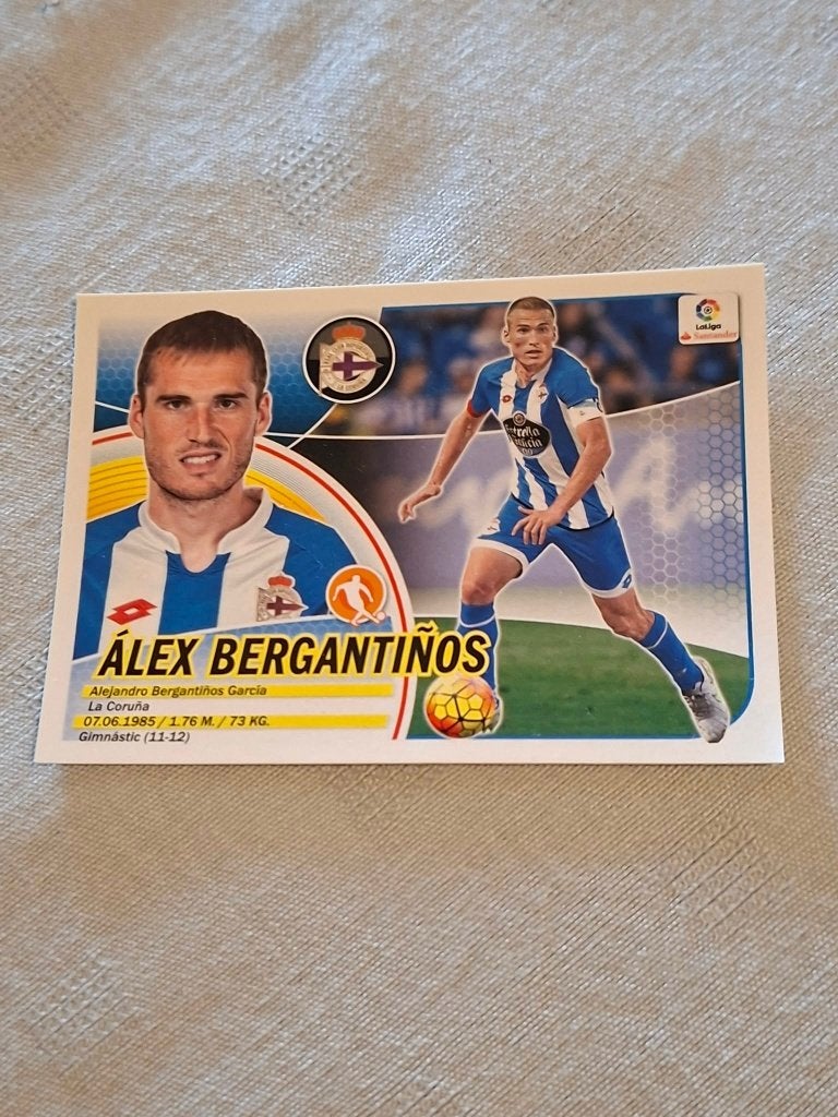 Panini / Sticker / Alex Bergantinos / Deportivo la Coruna, Collections, Enlèvement ou Envoi, Neuf, Affiche, Image ou Autocollant