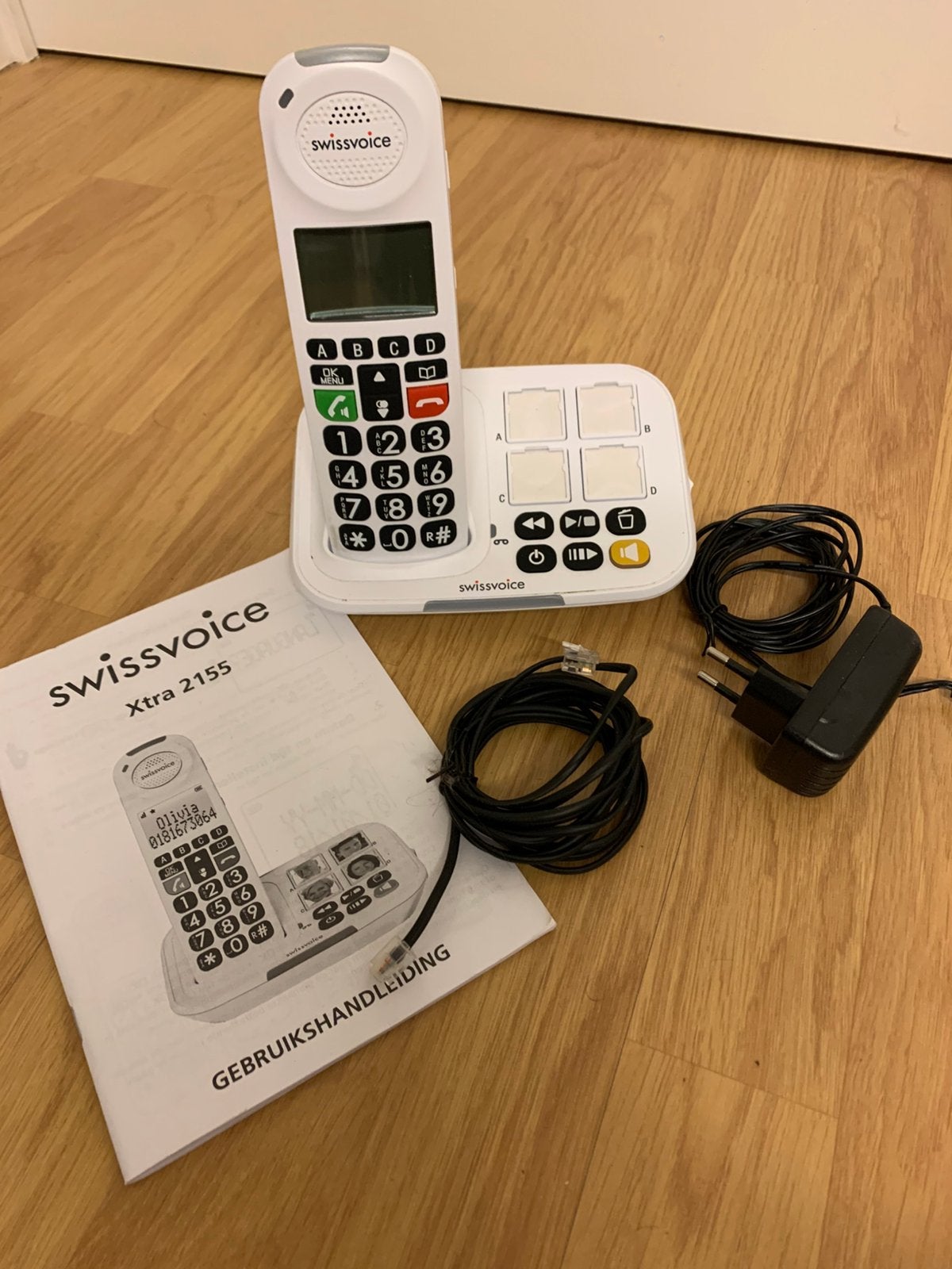 Draagbare telefoon voor slechtzienden én slechthorenden, Ophalen, Zo goed als nieuw, 1 handset