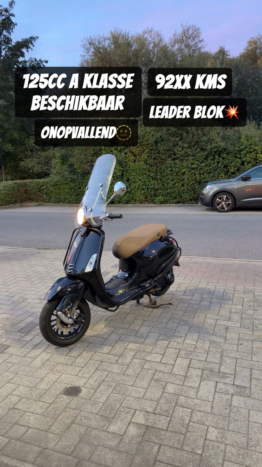 Vespa primavera 125 er, Fietsen en Brommers, Ophalen, Overige modellen, Klasse A (25 km/u), Zo goed als nieuw