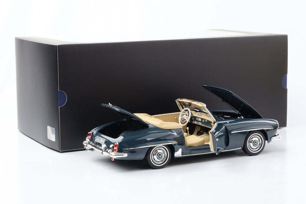 Miniature Mercedes 190SL 1954-1963 Dealer Box 1/18 Neuf!, Hobby & Loisirs créatifs, Enlèvement ou Envoi, Neuf, Voiture, Norev