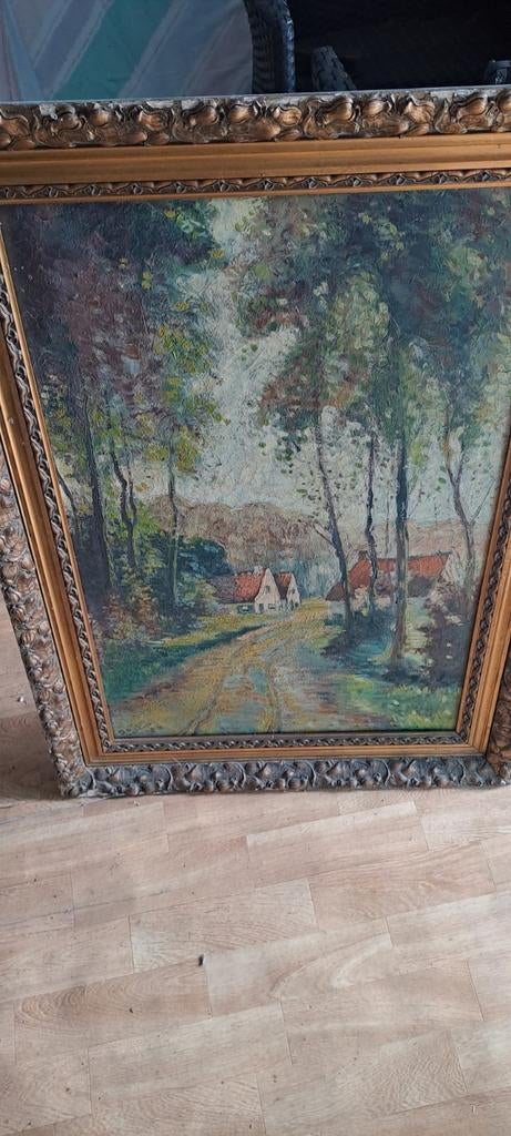 Schilderij landschap, Antiek en Kunst, Ophalen