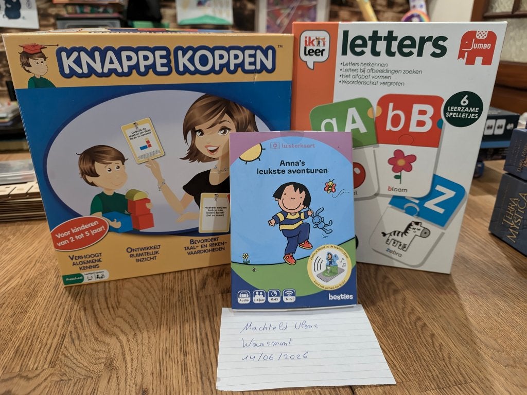 Jeux enfants : J'apprends les lettres + knappe koppen + Anna, Enfants & Bébés, Jouets | Éducatifs & Créatifs, Utilisé, Langue et Lecture