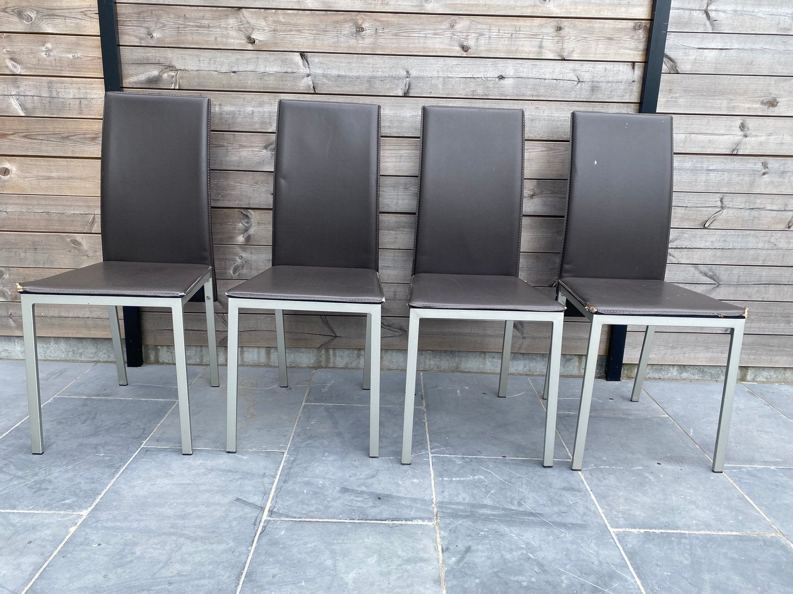 4 gratis stoelen, Huis en Inrichting, Ophalen, Gebruikt