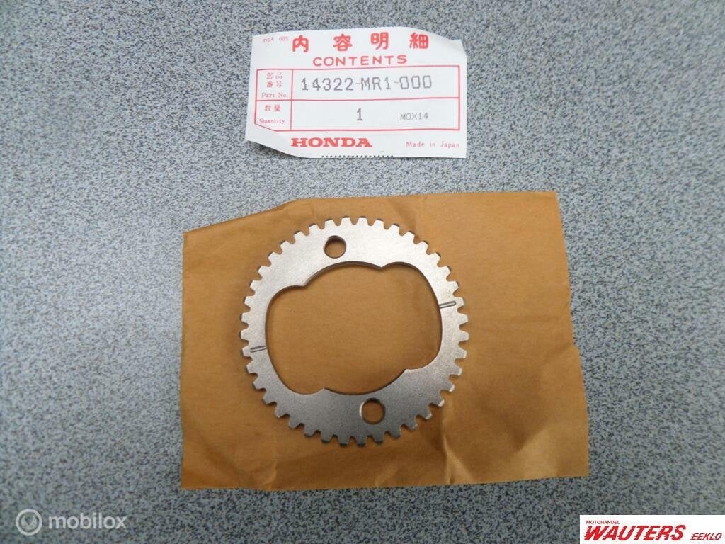 Tandwiel Honda VT600C NOKKENAS  NR 14322-MR1-000, Motos, Pièces | Honda, Neuf, Enlèvement ou Envoi