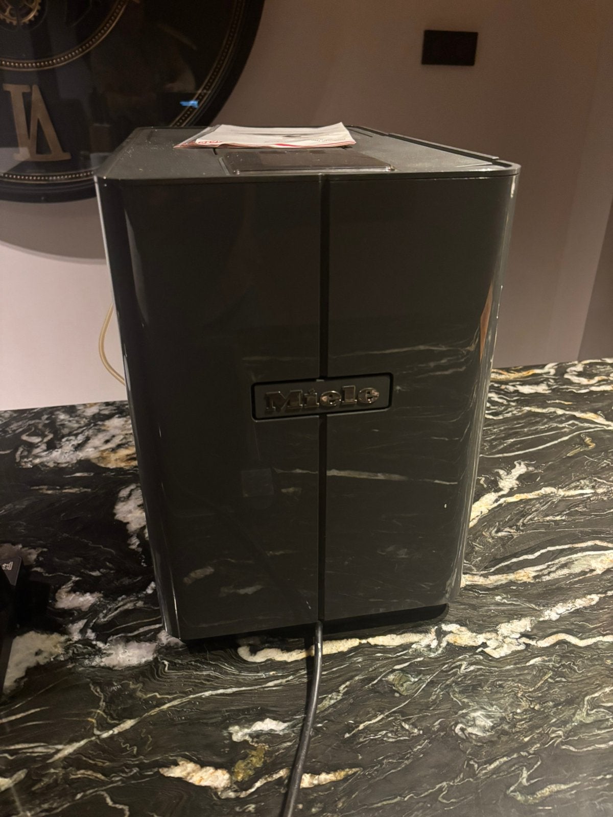 Miele koffiemachine grijs, Enlèvement, Comme neuf, Cafetière, Réservoir d'eau amovible