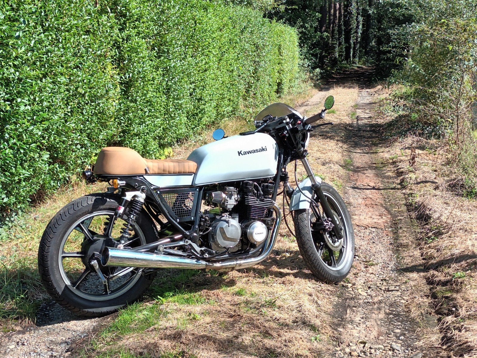 kawasaki GT550 / caféracer, Ophalen, Gebruikt