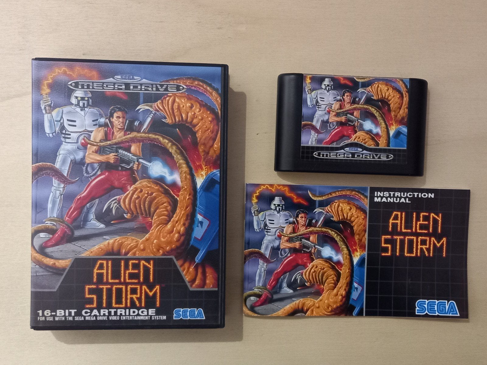 SEGA Mega Drive - Alien Storm complet, Enlèvement ou Envoi, 2 joueurs, À partir de 12 ans, Aventure et Action