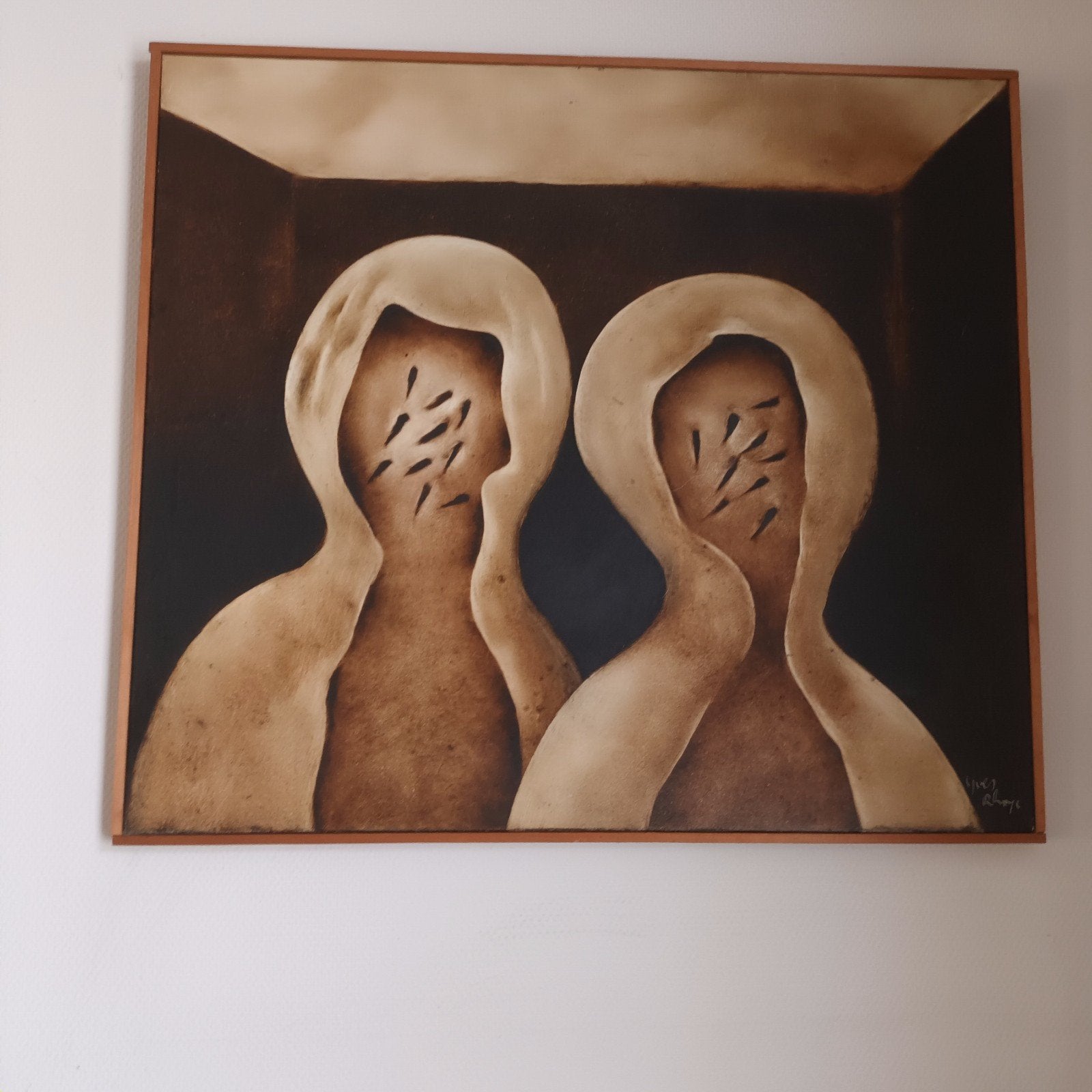 schilderij Yves Rhaye, Antiek en Kunst, Ophalen