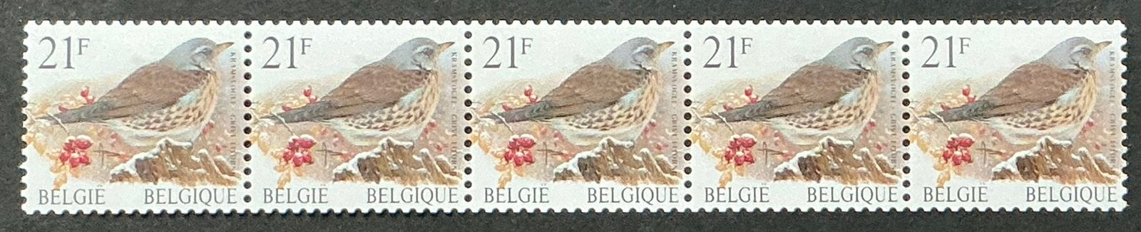 LOT 827. OBP: R89a. BUZIN. 4 Cijfers. MNH., Orginele gom, Ophalen of Verzenden, Postfris, Postfris