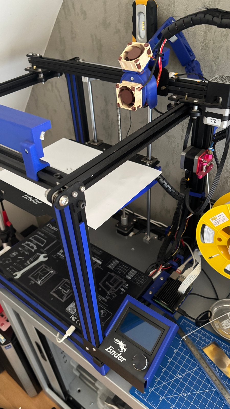 Ender 5 pro 3D printer, Ophalen, Gebruikt, Filament