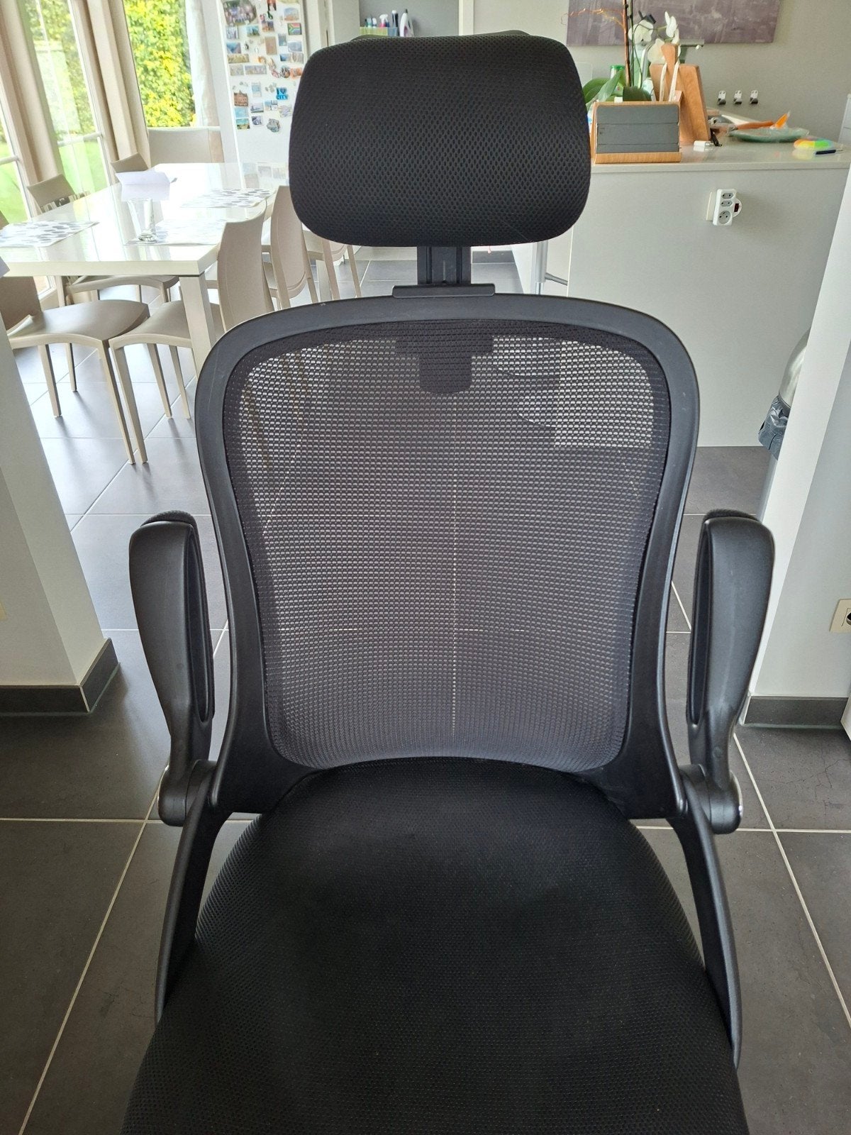 Ergonomische bureaustoel, Ophalen, Ergonomisch, Zwart, Bureaustoel