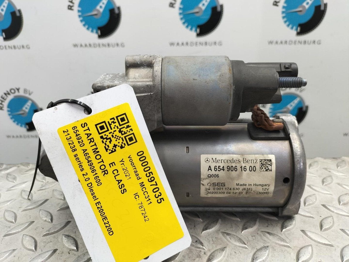 MERCEDES E CLASS STARTMOTOR 2021, Ophalen of Verzenden, Gebruikt, ARN erkend