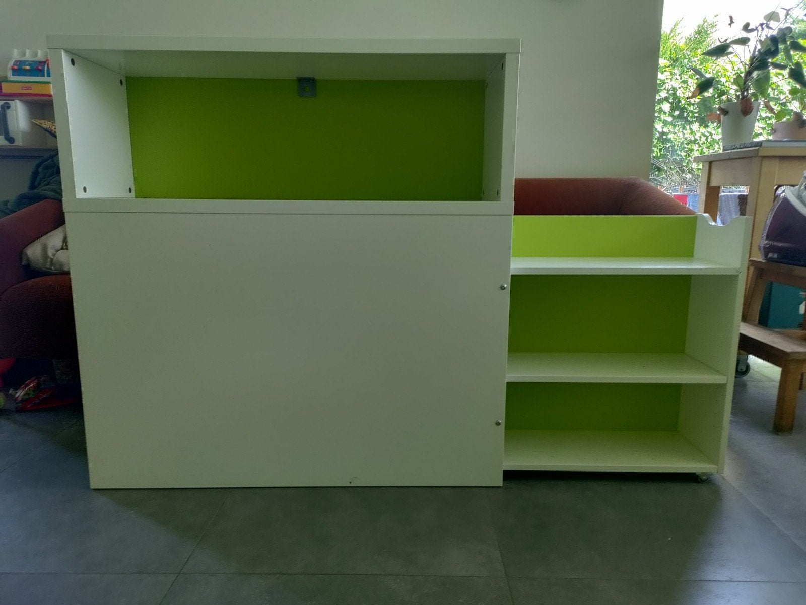 Ikea kast, Ophalen