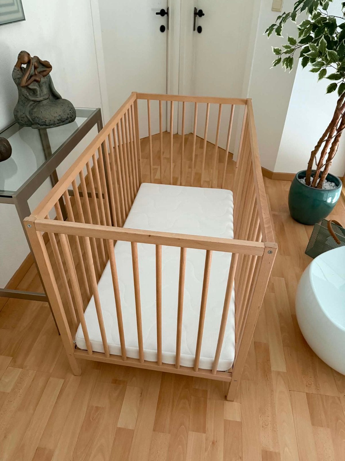 Babybedje, Ophalen, Gebruikt, Minder dan 140 cm, Matras