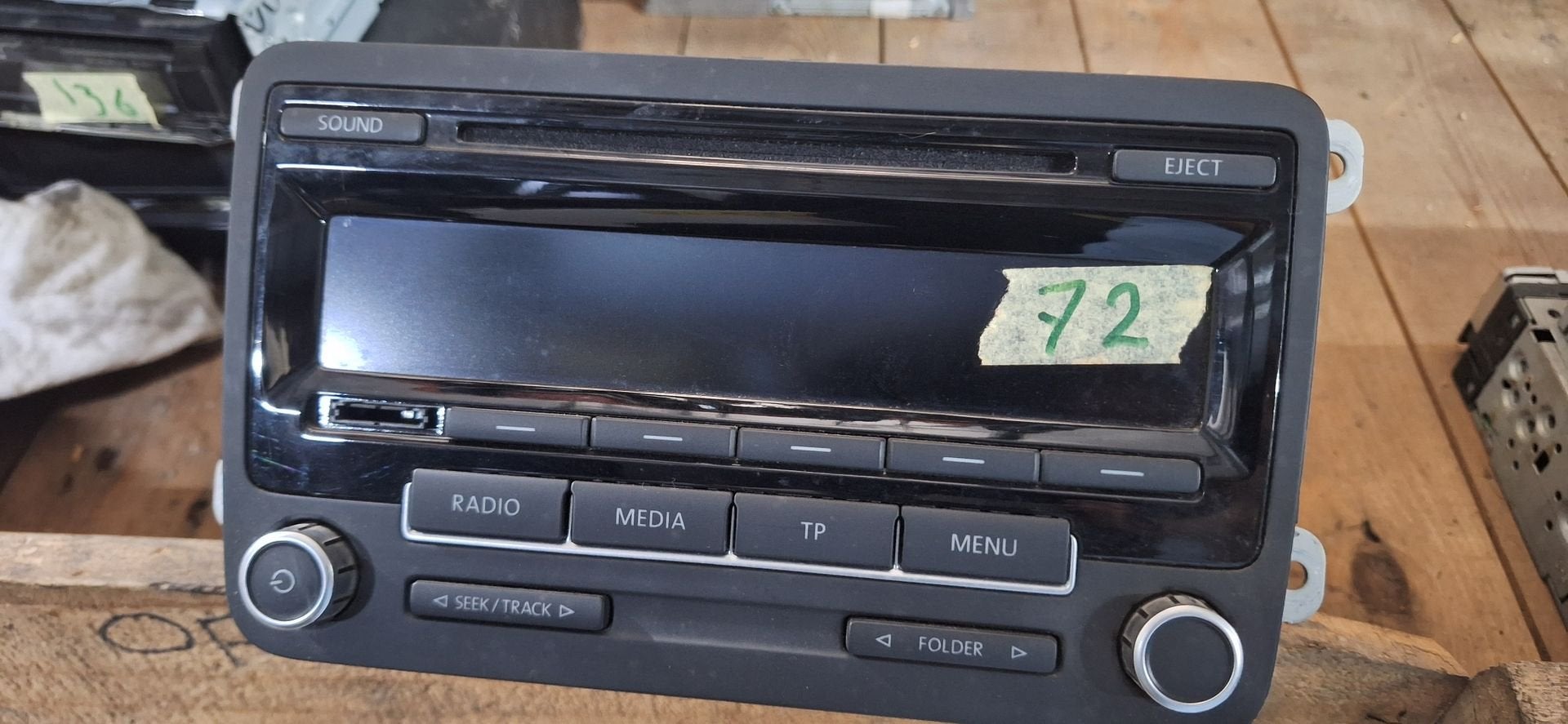 Originele Volkswagen RCD 310 Autoradio & CD-Speler - Bosch -, Gebruikt, -, -, Ophalen of Verzenden