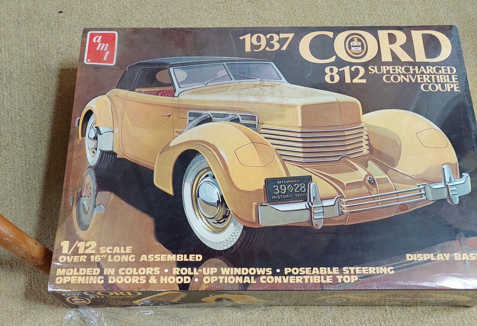 AMT- 1937 CORD 812, Hobby & Loisirs créatifs, Modélisme | Voitures & Véhicules, Enlèvement ou Envoi