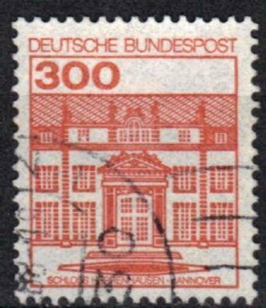 Allemagne Bundespost 1982 - Yvert 971 - Châteaux (ST), Envoi, Affranchi