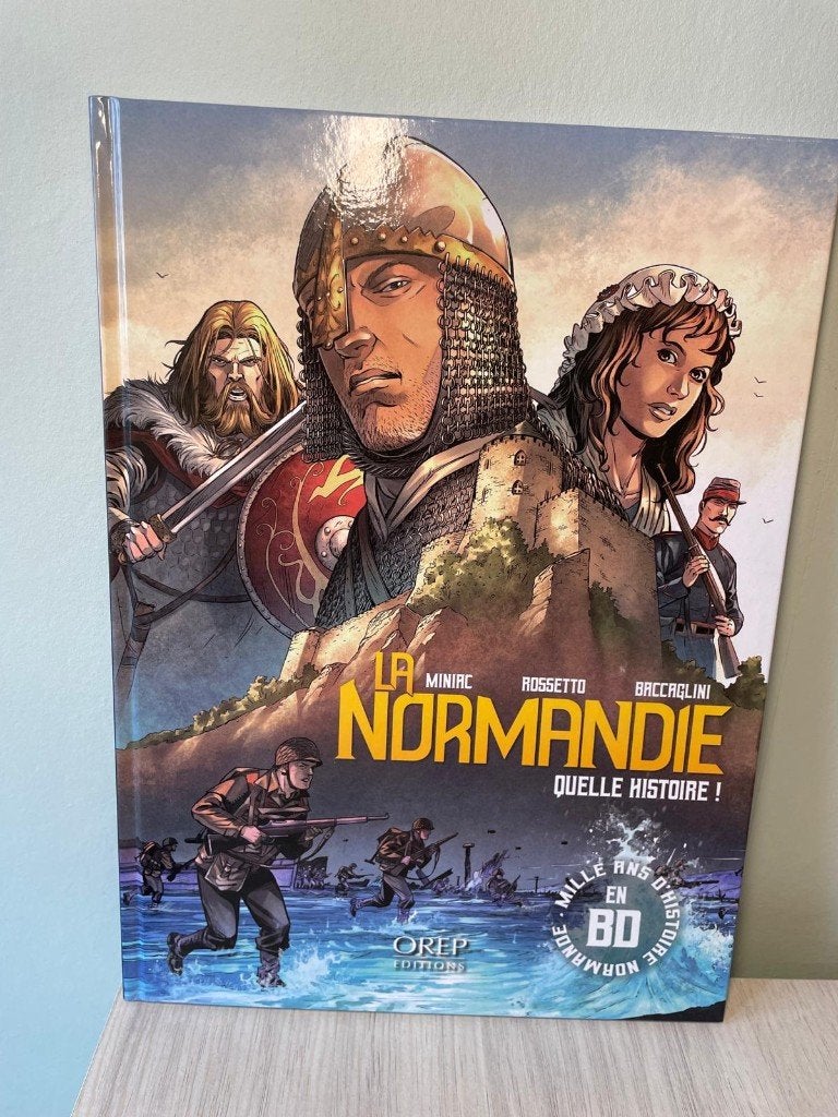 La Normandie, quelle histoire – Franstalig, Eén stripboek, Nieuw, Ophalen of Verzenden, Miniac