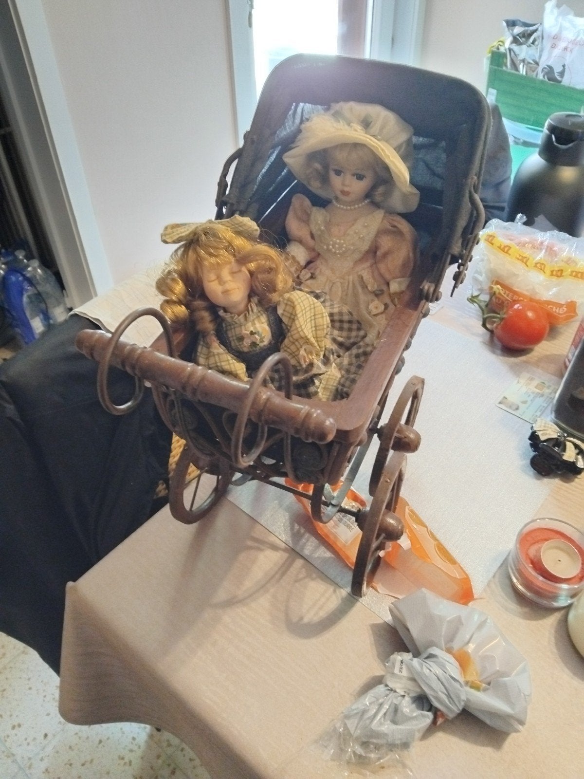 Antiek wieg soort bugy, Antiek en Kunst, Ophalen
