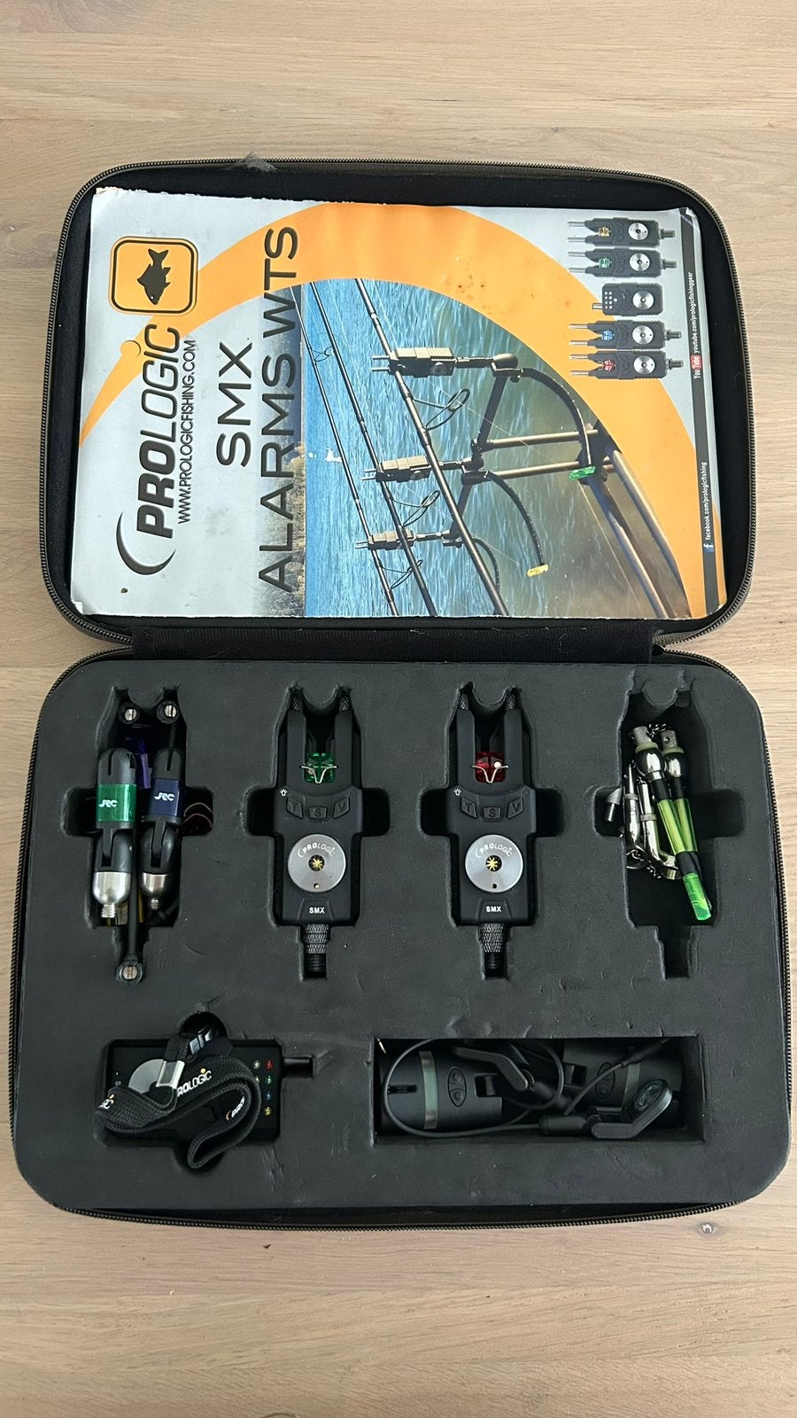 Prologic SMX 2+1 Beetmelderset + Swingers + Receiver + Accs, Ophalen of Verzenden, Zo goed als nieuw, Complete set