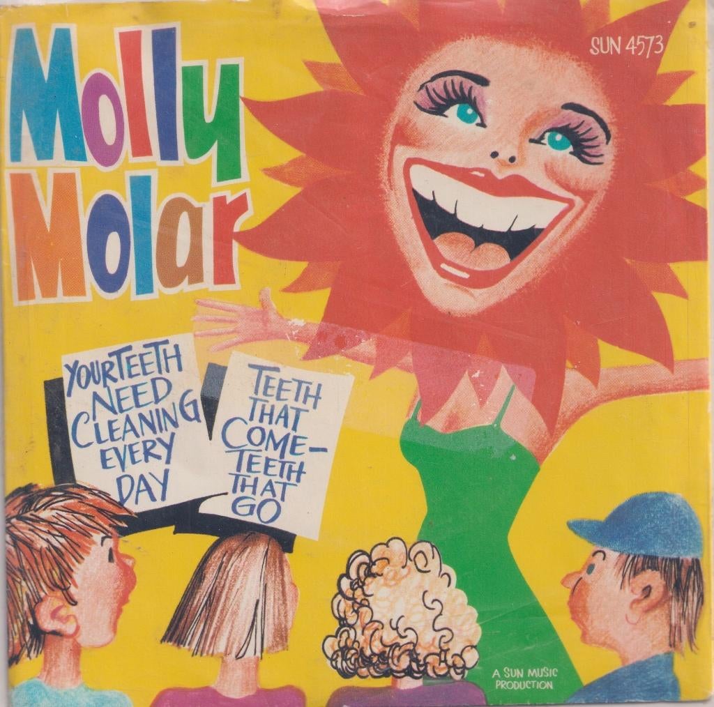 Molly Molar – Your teeth need cleaning every day - Single, CD & DVD, Vinyles Singles, Enlèvement ou Envoi, Single, Utilisé, Enfants et Jeunesse