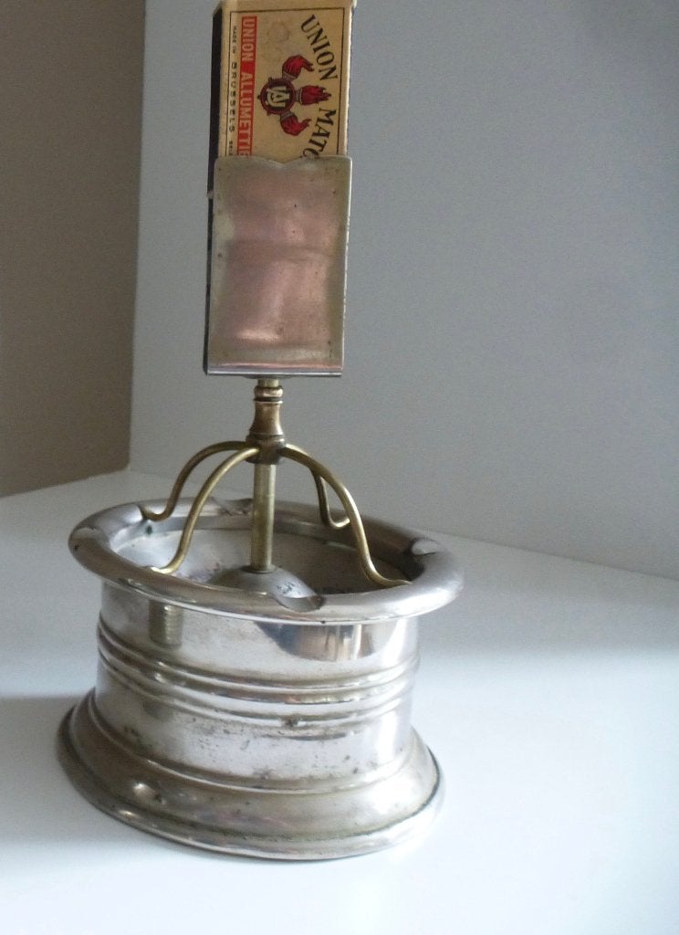 cendrier verrouillable vintage, Enlèvement, Utilisé, Cendrier