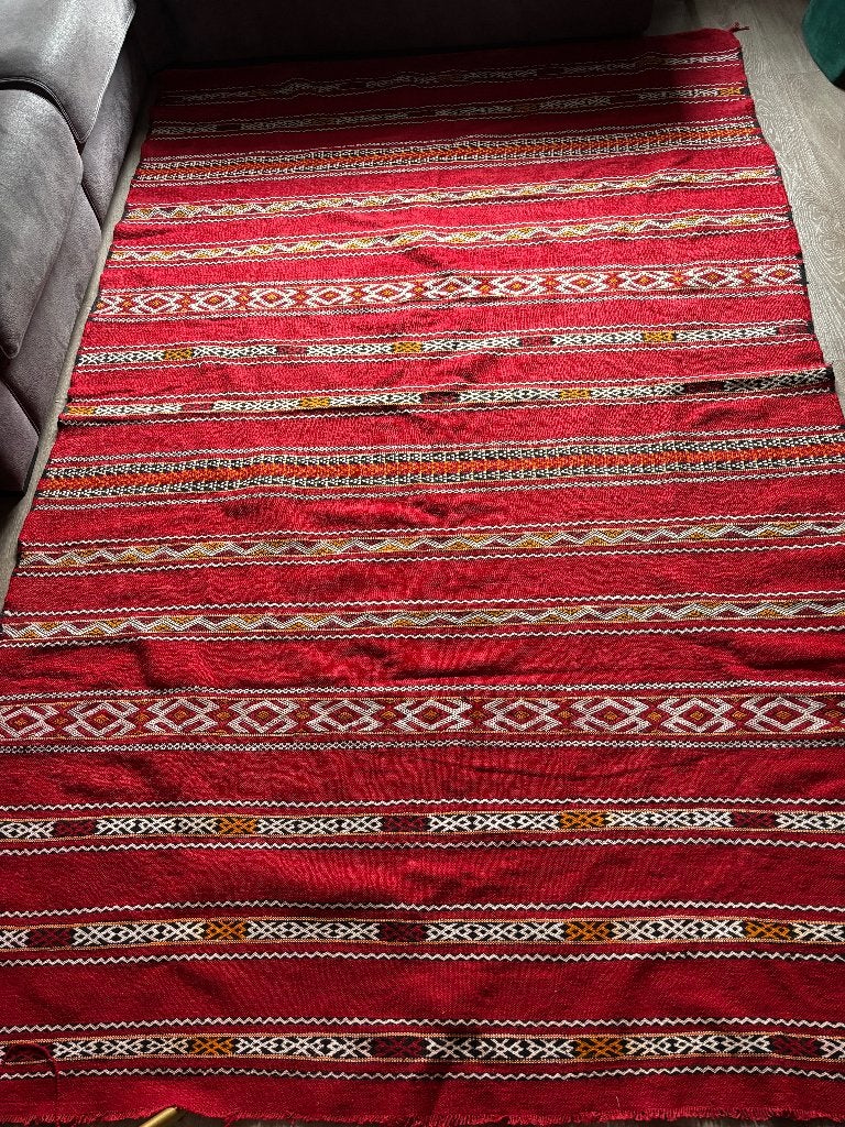 Hanbel Moroccan Berber groot wollen vloerkleed, Ophalen