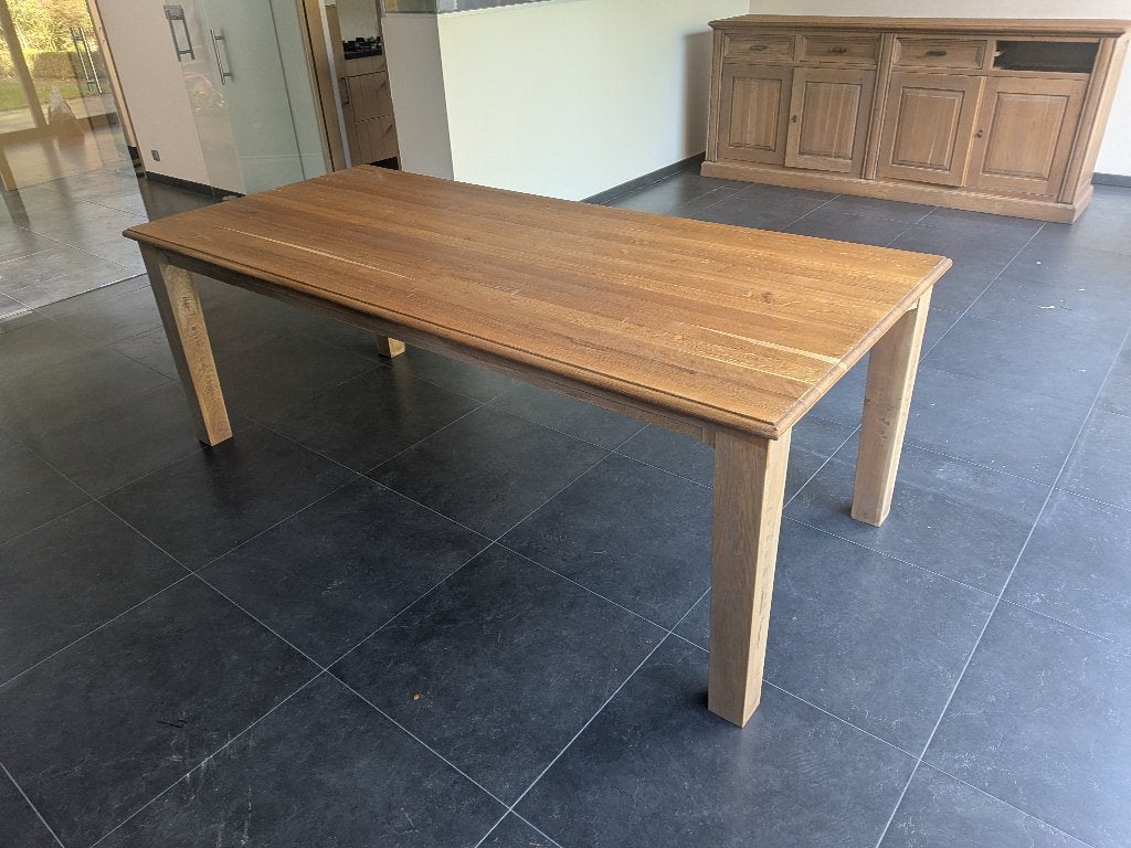 tafel, Ophalen, Gebruikt, 100 tot 150 cm, Eikenhout