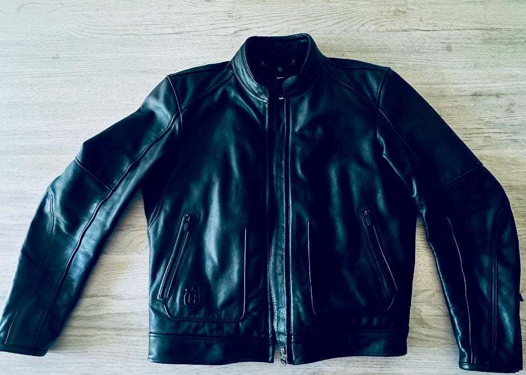 Veste Moto cuir noir taille XL/54, Motoren, Kleding | Motorkleding, Ophalen, Nieuw met kaartje, Heren, Jas | leer