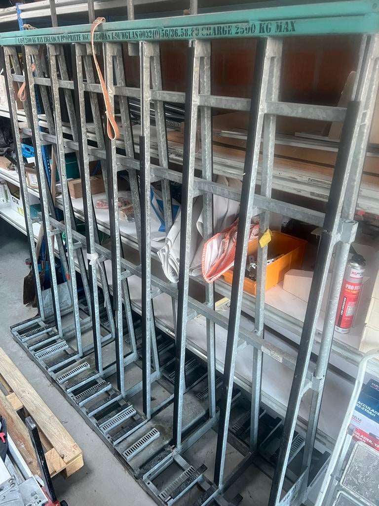 Glasbok A-frame dubbelzijdig 2,30m – 2500kg – professioneel, Doe-het-zelf en Bouw, Ophalen