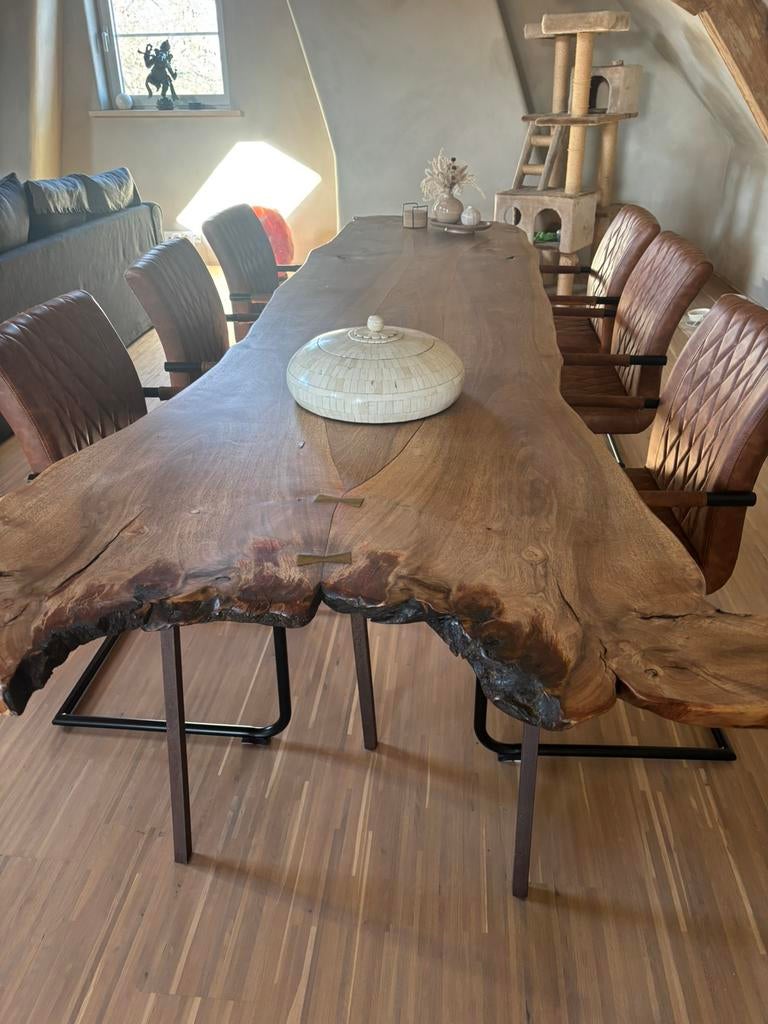 Kersenhouten tafel uniek meubelstuk, Huis en Inrichting, Ophalen, Zo goed als nieuw