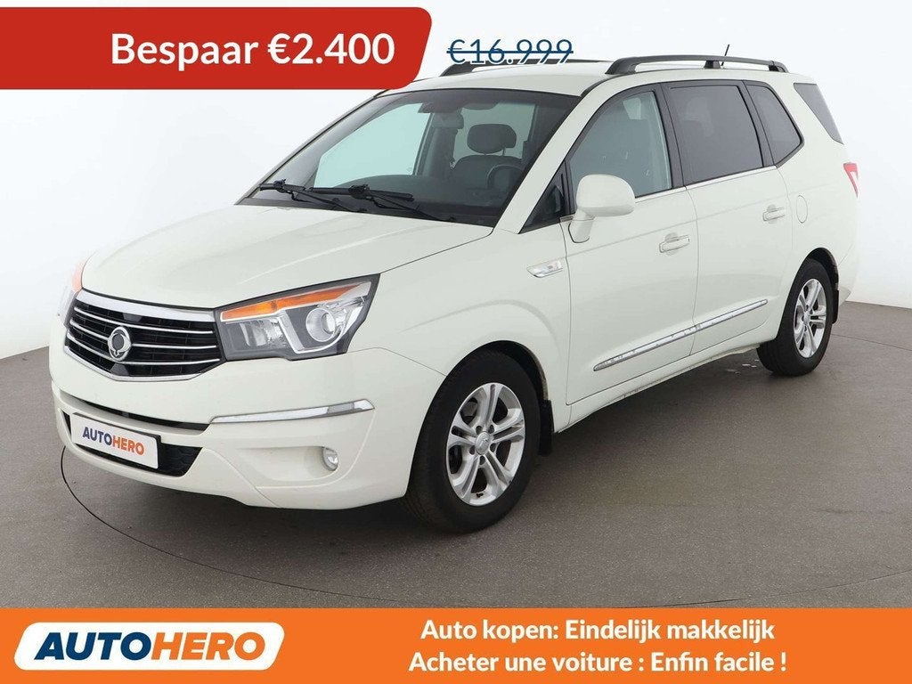 SsangYong Rodius 2.2 TD Quartz 2WD (automatique), Cuir, 2157 cm³, 131 kW, 5 portes