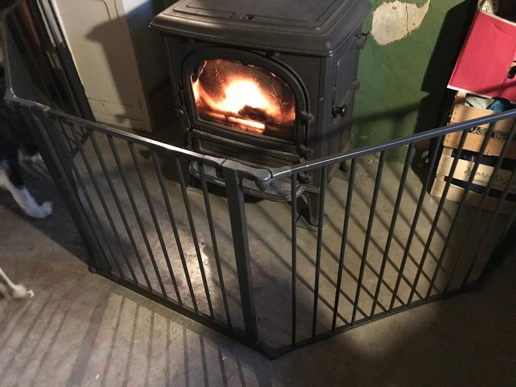 Hekje voor kachel, Ophalen, Gebruikt, 115 cm of meer, Metaal of IJzer