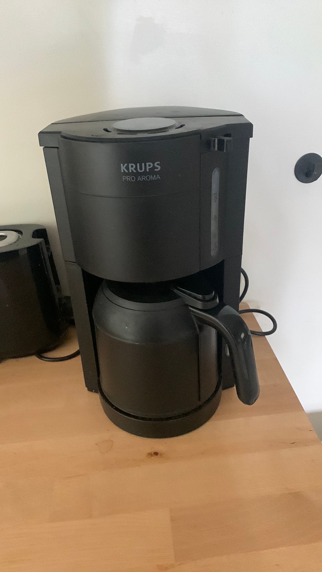 Krups pro aroma koffiemachinemet thermos, Ophalen, Zo goed als nieuw, Koffiemachine